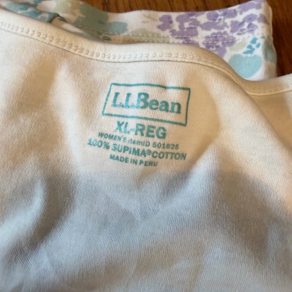 LL BEAN new without tags xl short night gown set of two - Picture 6 of 6